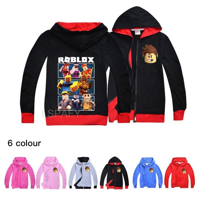 ROBLOX Print Hoodie infantil, camisola com zíper, casaco dos